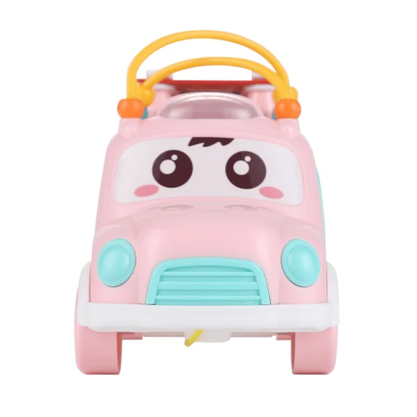 Xe bus âm nhạc nhỏ thả khối JS048981 (Hồng)