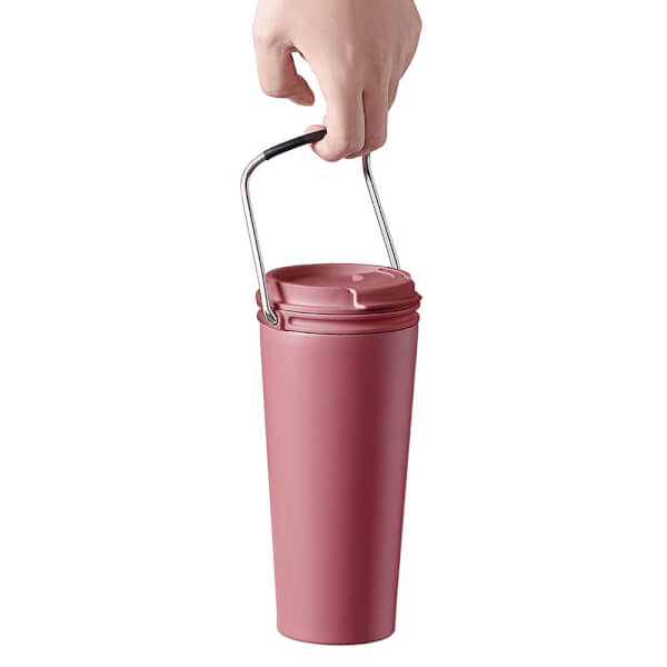 Bình giữ nhiệt LocknLock Bucket Tumbler - Màu hồng đậm