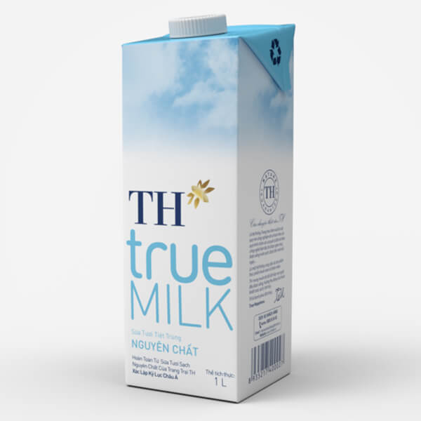 Sữa tươi tiệt trùng nguyên chất TH true Milk 1L