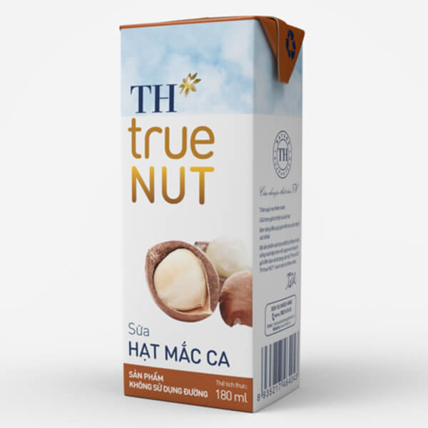 Sữa hạt mắc ca TH true Nut 180ml (lốc 4 hộp)