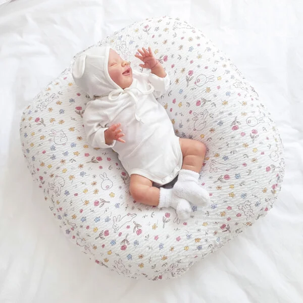 Gối chống trào ngược Ripple giấu khóa ROTOTO BEBE kiểu chữ C (Nhiều màu)