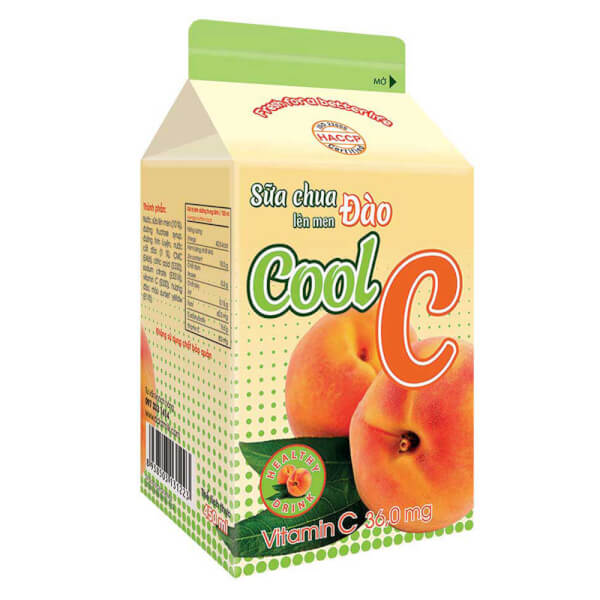 Thức uống sữa chua đào Cool C 450ml