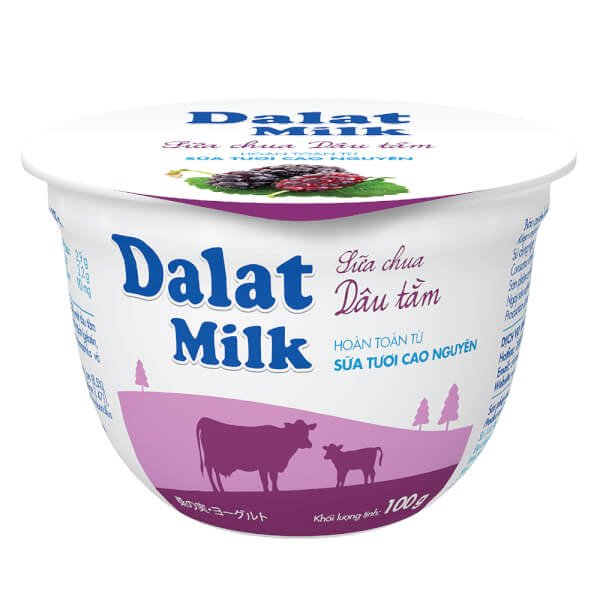 Sữa chua DalatMilk dâu tằm 100g