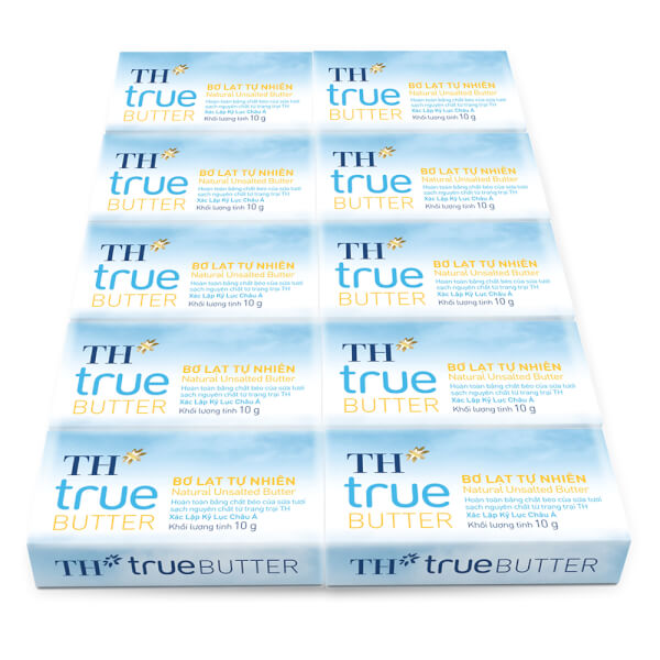 Bơ Lạt Tự Nhiên TH true Butter (10goix10g)x40