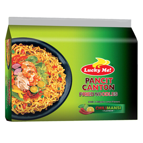 Lốc 6 Gói Mì Xào Pancit Canton Hương Vị Chua Cay Chilimansi  Lucky Me 60G