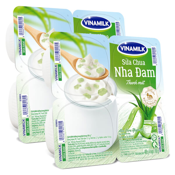 Combo 2 Sữa chua Vinamilk Nha đam 100g