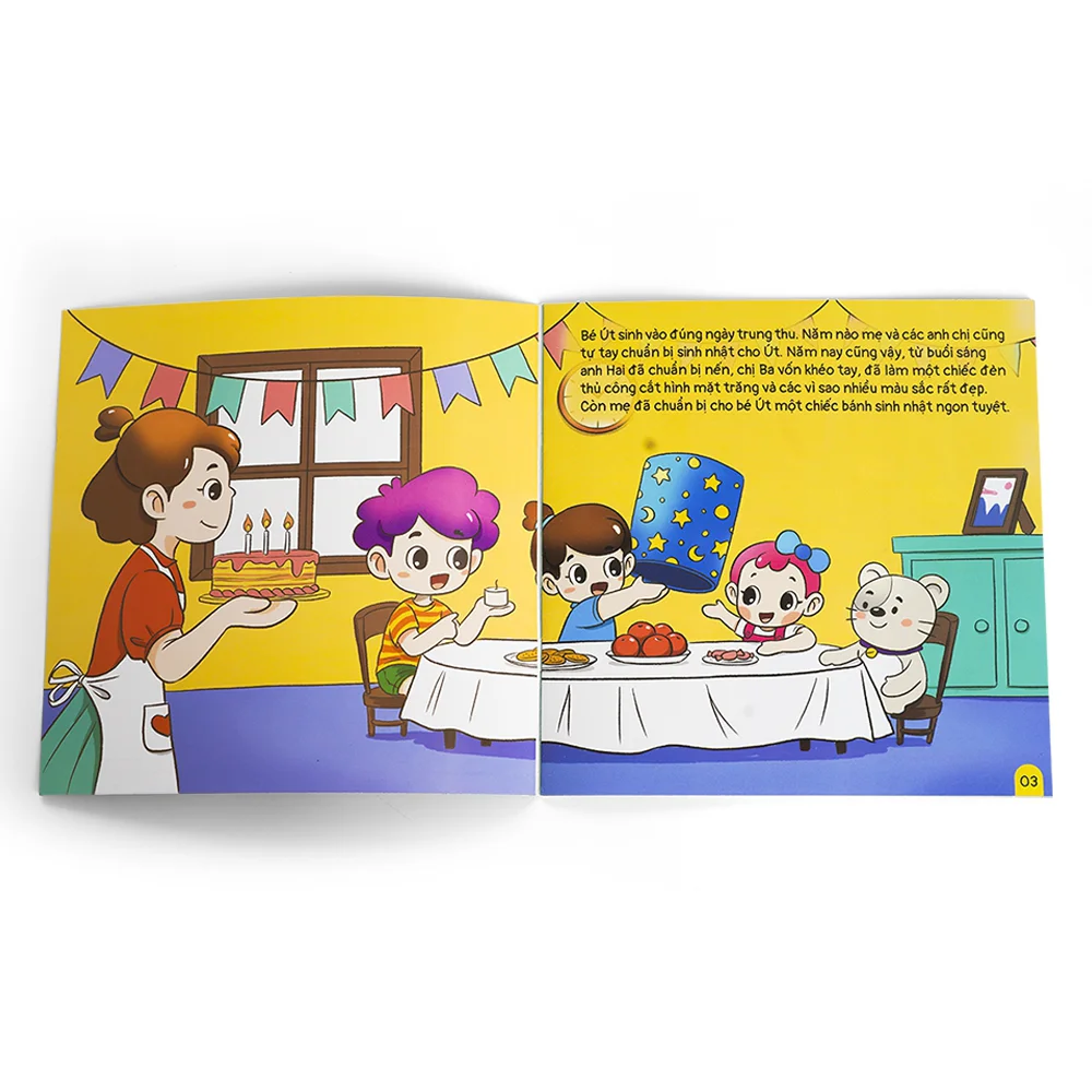 [Mua 1 bộ truyện góp 10k vào quỹ trồng 1 tỷ cây xanh] Bộ truyện tranh và sách tô màu kèm sticker Xứ Sở Mặt Trăng