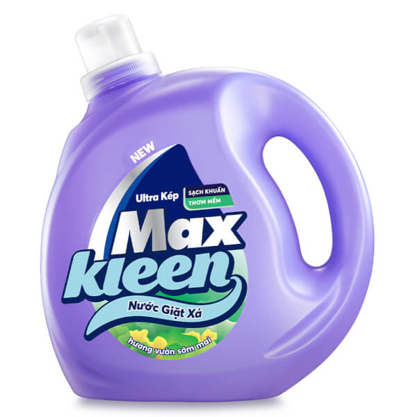 Nước giặt xả MaxKleen hương sớm mai chai 2.4kg