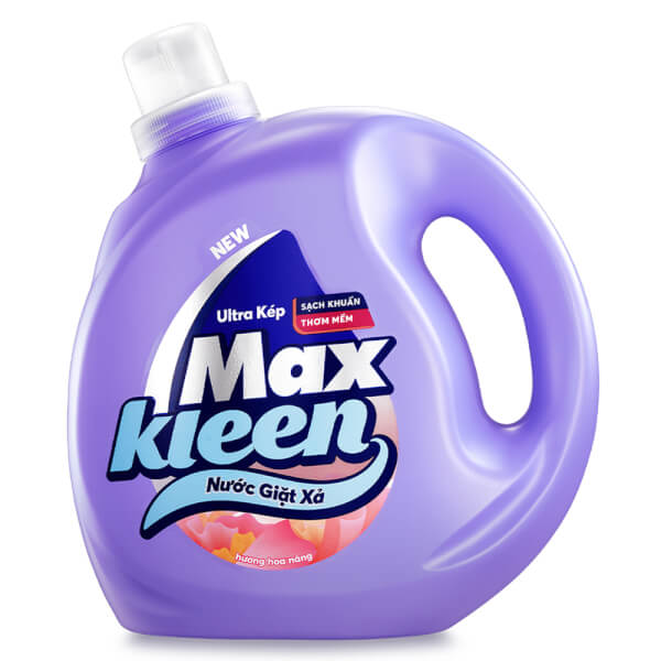 Nước giặt xả MaxKleen hương hoa nắng chai 2.4kg