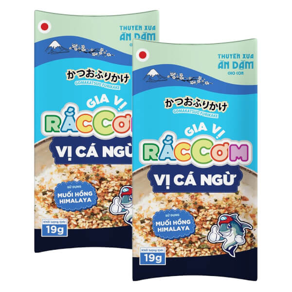 Combo 2 Thuyền Xưa Ăn Dặm Cho Con  - Gia vị rắc cơm  - Vị Cá ngừ 19gr