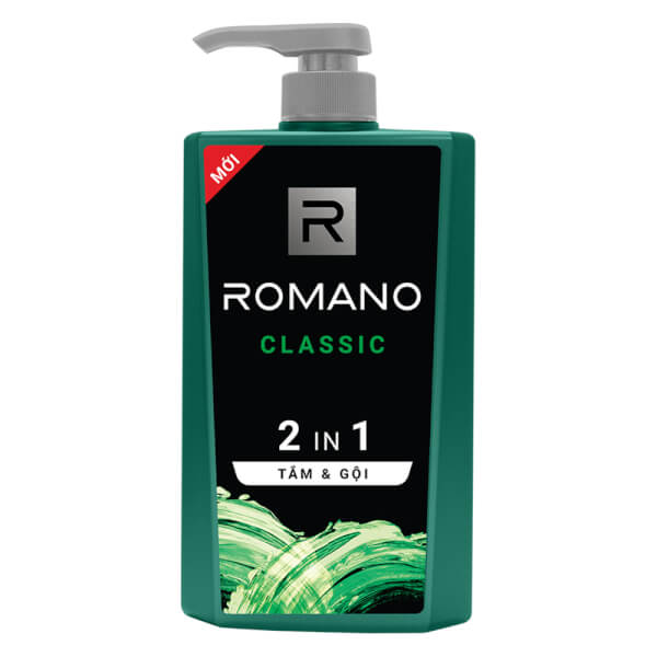 Tắm gội 2 trong 1 ROMANO Classic (650g)