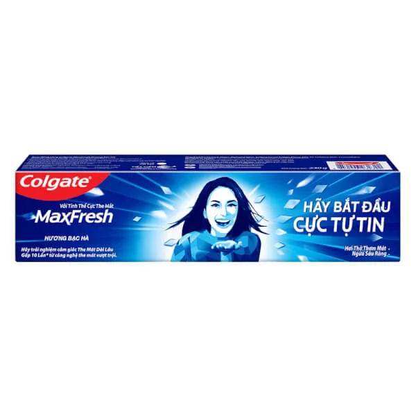 Kem đánh răng Colgate Maxfresh Bạc Hà 230g + Bàn chải đánh răng