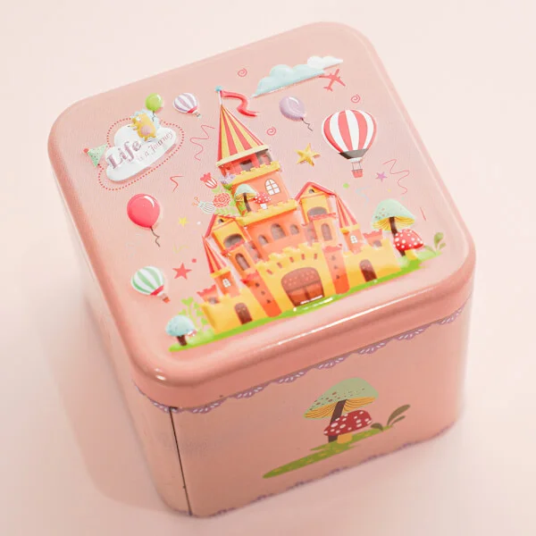 Hộp vuông thun lớn cột tóc cho bé CF2103 MN M3785-1 (Nhiều màu)