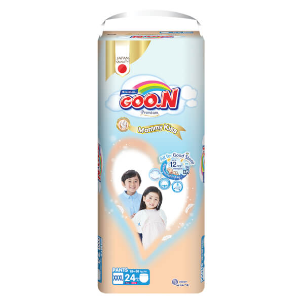 Tã quần GOO.N Mommy Kiss (XXXL, 18-30kg, 24 miếng)