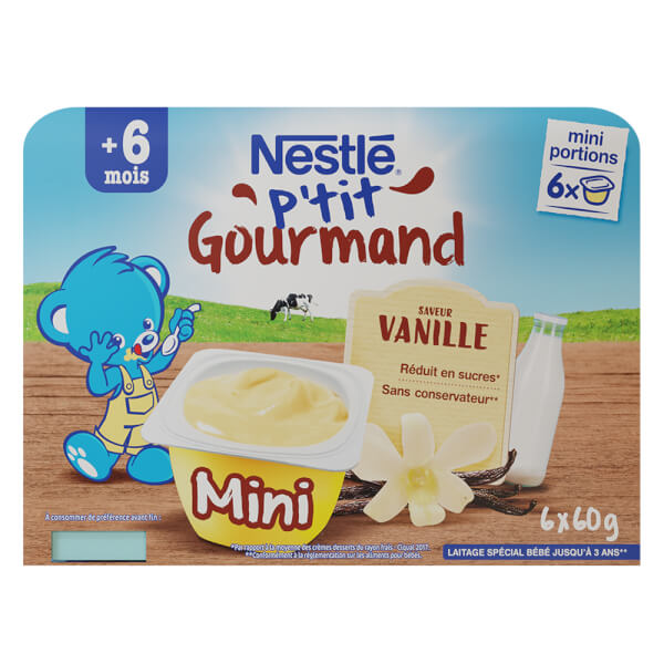 Combo 2 Váng sữa Nestlé P'tit Gourmand vị Vani
