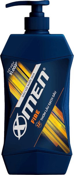 Dầu gội nước hoa X-Men Fire 2x sạch sâu thơm lâu 650g