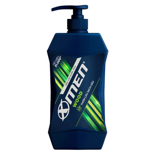 Dầu gội nước hoa X-Men Wood 2x sạch sâu thơm lâu 650g