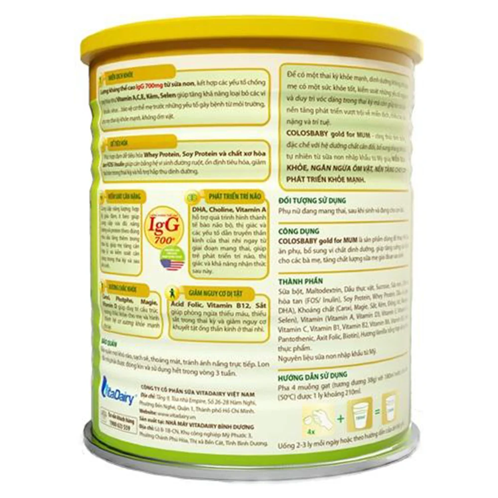 Sữa bầu Colosbaby Gold Mum 400g