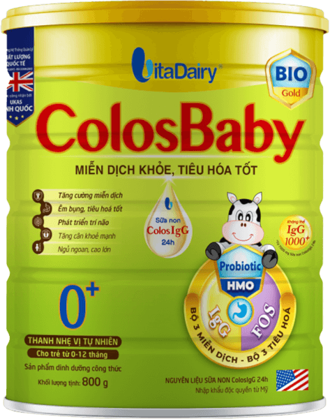 Sữa Colosbaby Bio Gold 0+ 800g  (0 - 12 tháng)