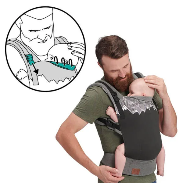 Địu Kinderkraft Milo (màu đen)