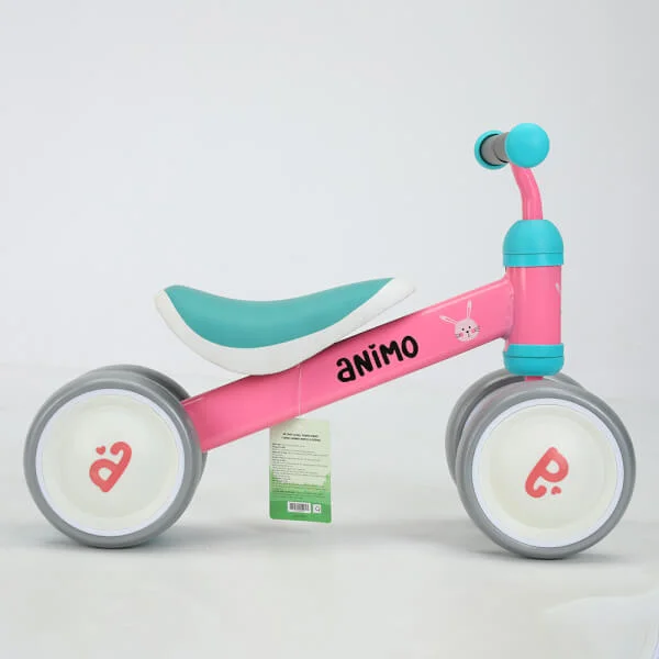 Xe chòi chân, thăng bằng 4 bánh Animo M5910 (Hồng)