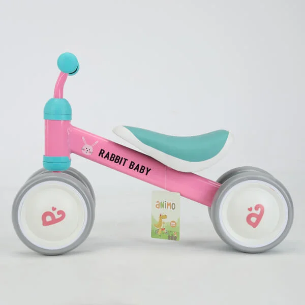 Xe chòi chân, thăng bằng 4 bánh Animo M5910 (Hồng)