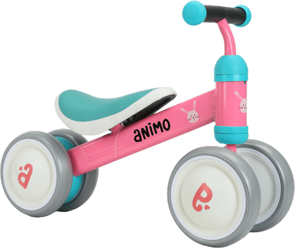 Xe chòi chân, thăng bằng 4 bánh Animo M5910 (Hồng)