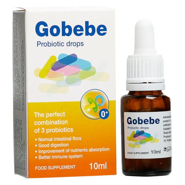 Men vi sinh cho bé Gobebe (10ml)