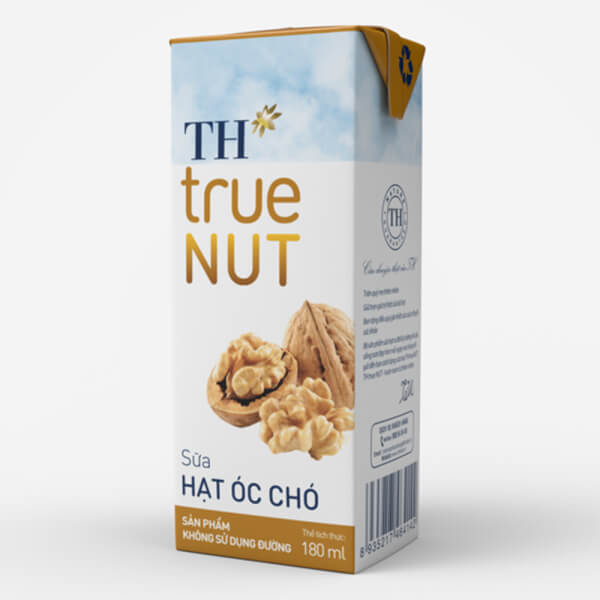 Combo 2 Sữa hạt óc chó TH true Nut 180ml (lốc 4 hộp)