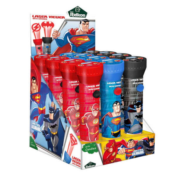 Combo 2 Kẹo Máy Chiếu Justice League Relkon (1 ống) *giao ngẫu nhiên*