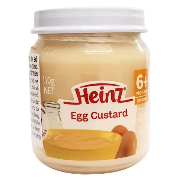 Custard trứng cho trẻ từ 6 tháng tuổi trở lên - Heinz Egg Custard