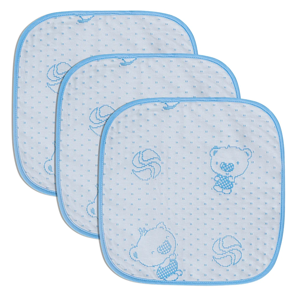 Combo 3 tấm lót chống thấm 4 lớp Vietmat size 30x30 màu xanh