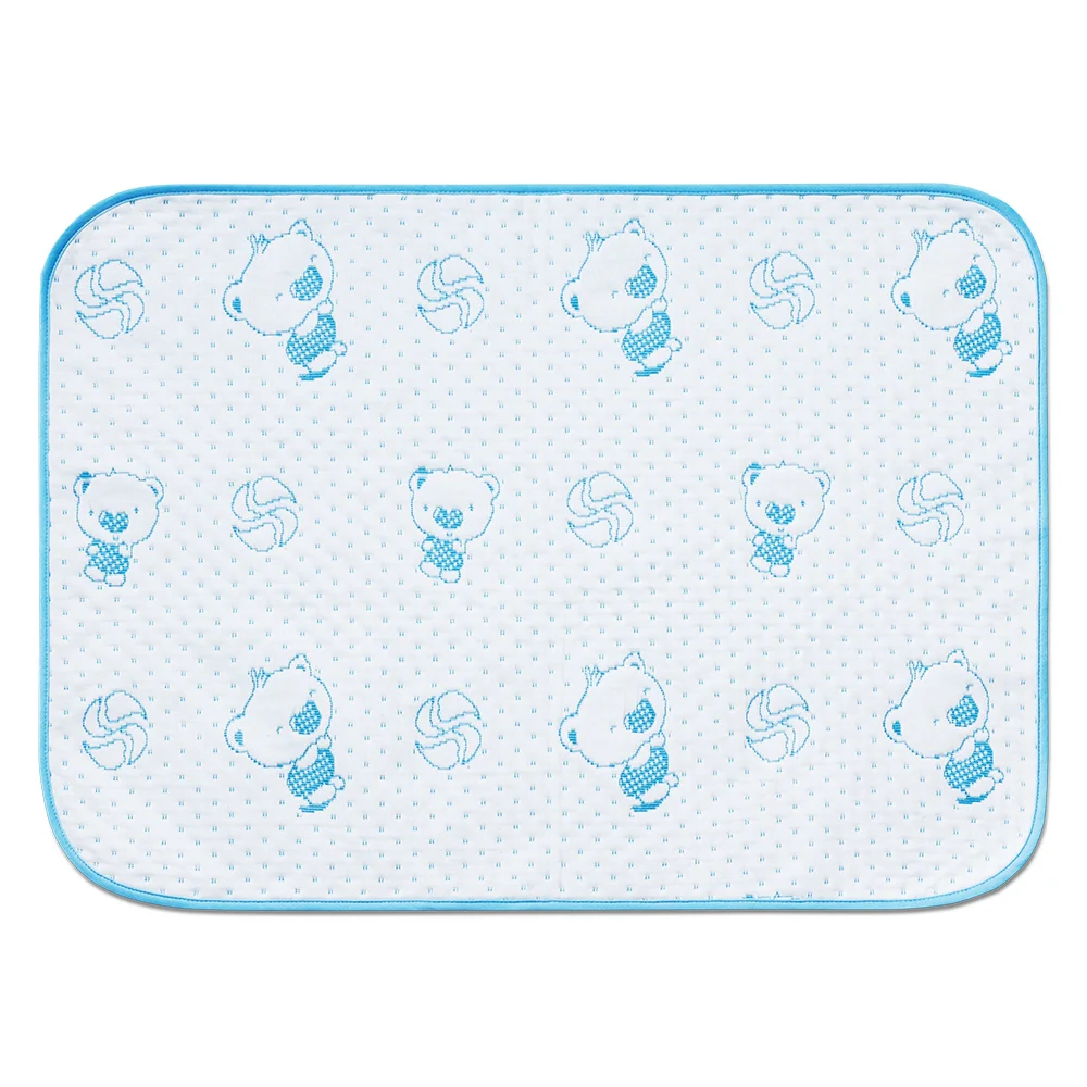 Tấm lót chống thấm 4 lớp Vietmat size 50x70 màu xanh