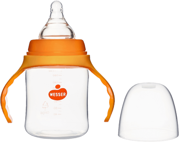 Bình sữa Wesser nhựa PP BPA Free cổ rộng 180ml