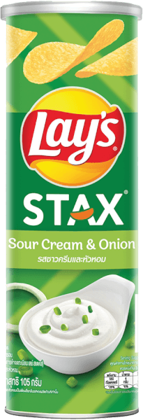 Snack Lay's Stax Thái vị Kem Chua và Hành Tây