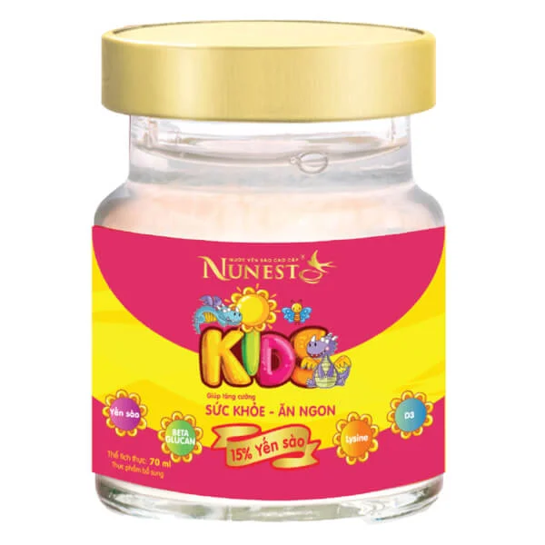 Nước yến sào cao cấp Nunest Kids 70ml