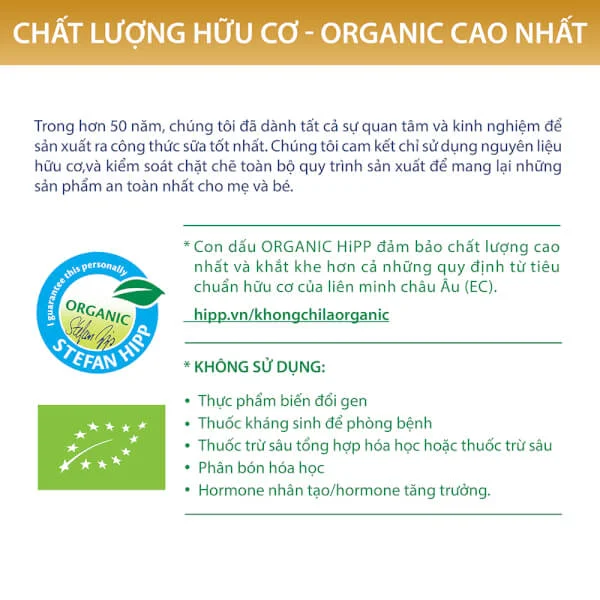 Sản phẩm dinh dưỡng Hipp Organic (Bột sữa dinh dưỡng Hoa quả nhiệt đới, sữa chua) dành cho trẻ từ 8 tháng tuổi