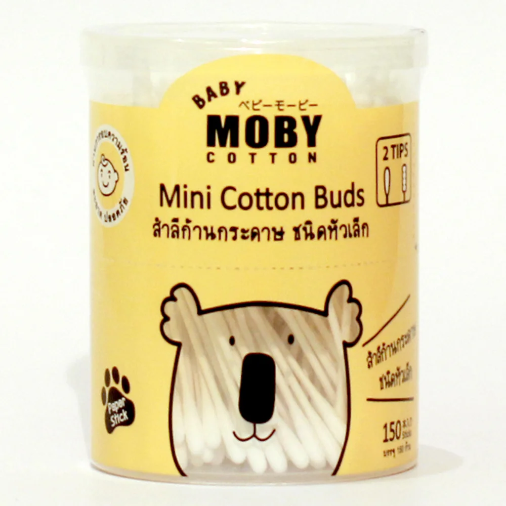 Bông tăm Moby cỡ nhỏ150que/hộp
