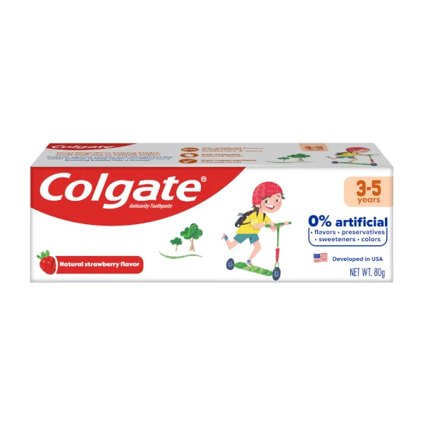 Kem Đánh Răng Colgate Trẻ Em Thiên Nhiên 3-5 tuổi 80g