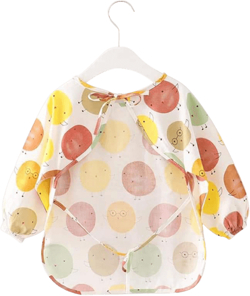 Áo yếm ăn dặm dài tay cho bé Mastela (hình chim non)