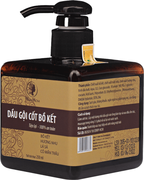 Dầu gội cốt bồ kết Wonmom 250ml