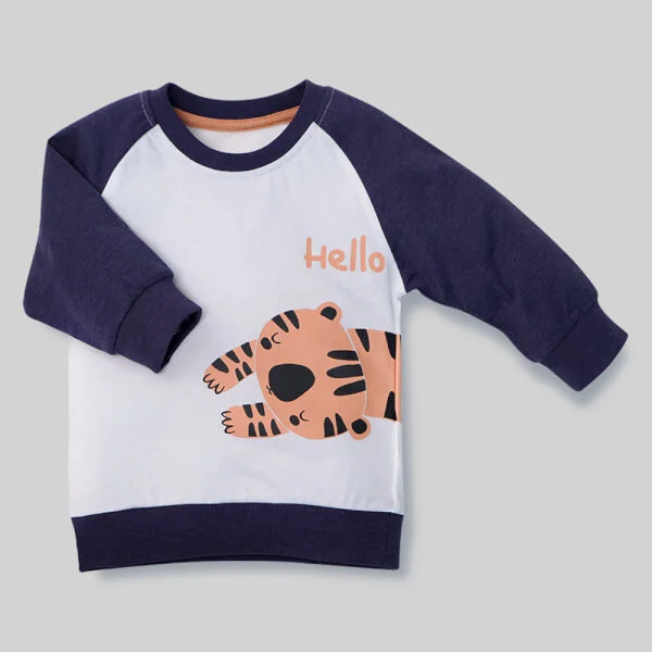 Bộ bé trai dài, bst bé dần Animo B1221017 (6M-3Y, Xanh)