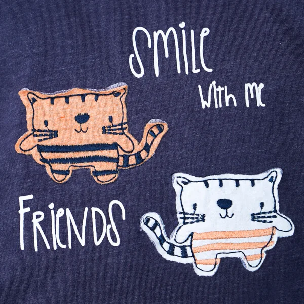 Bộ bé trai ngắn, bst bé dần Animo B1221013 (6M-3Y,Xanh)