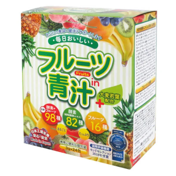 Bột mầm lúa mạch Aojiru trái cây 72g (3gx24gói)