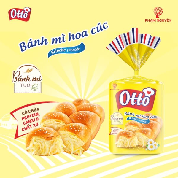 Bánh mì hoa cúc Otto 300 (300g x 8bịch)