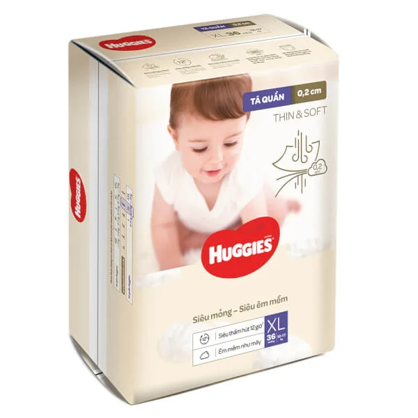 Ảnh sản phẩm Tã quần Huggies Thin & Soft XL62