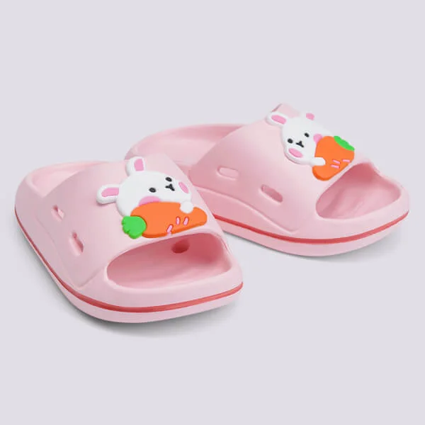 Dép sục bé gái Animo A2110_JK008 (19 - 21 - 23 - 25, Hồng)