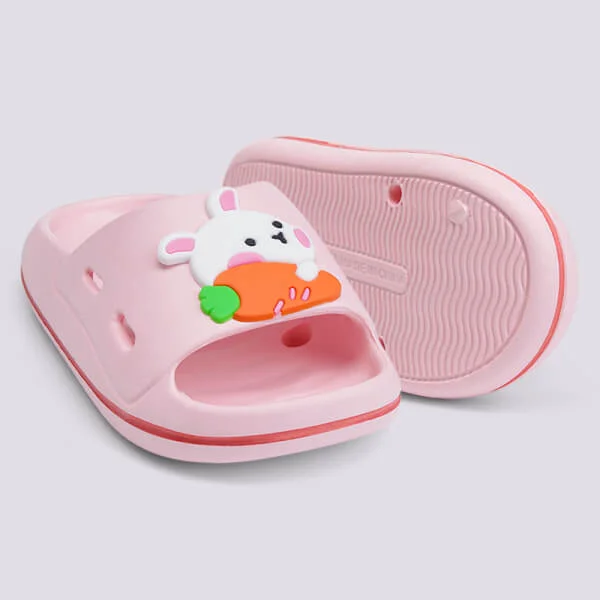 Dép sục bé gái Animo A2110_JK008 (19 - 21 - 23 - 25, Hồng)