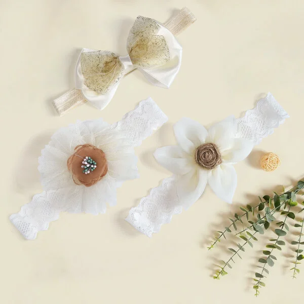 Set băng đô cho bé 3 món Animo A2110_JK019 (Vàng nhạt)