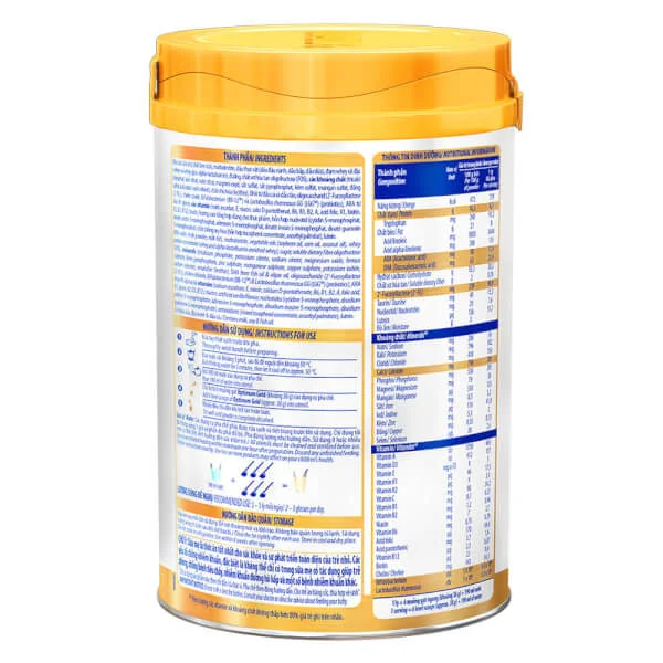 Vinamilk Optimum Gold 3, 850g, 1-2 tuổi